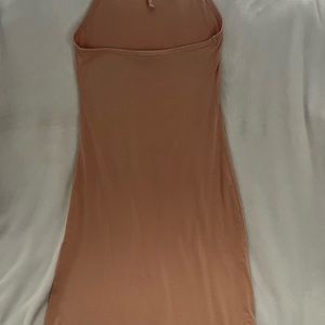 Mini beige dress  summer halter top